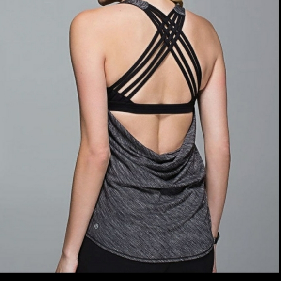 lululemon athletica Tops - Lululemon 12 Wild Tank heathered slate NEW